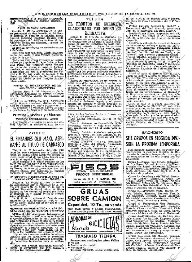 ABC MADRID 10-07-1968 página 90