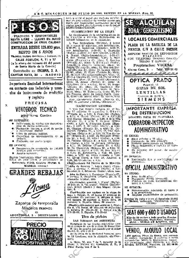 ABC MADRID 10-07-1968 página 92
