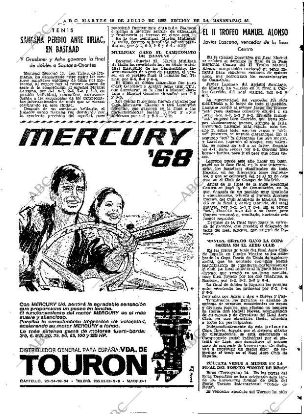 ABC MADRID 16-07-1968 página 83