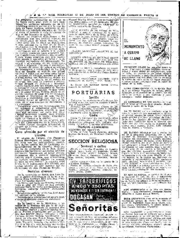 ABC SEVILLA 17-07-1968 página 44
