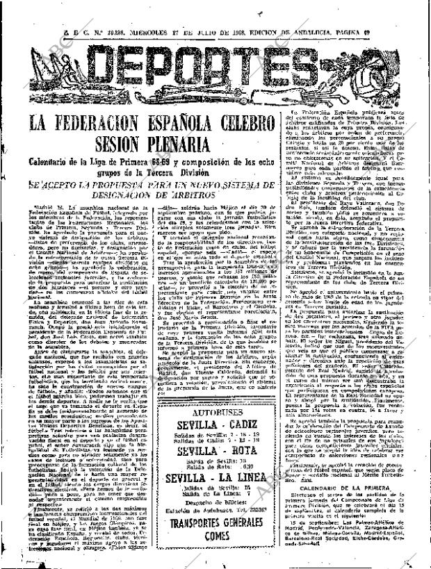 ABC SEVILLA 17-07-1968 página 49