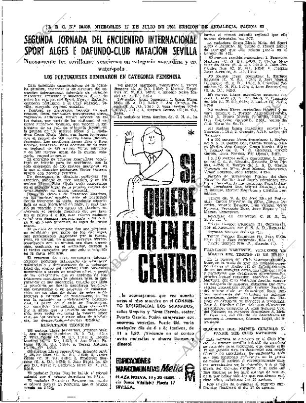 ABC SEVILLA 17-07-1968 página 52