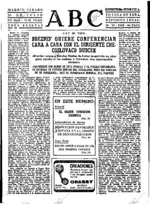 ABC MADRID 20-07-1968 página 31