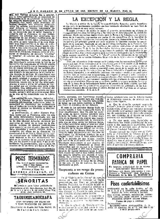 ABC MADRID 20-07-1968 página 42