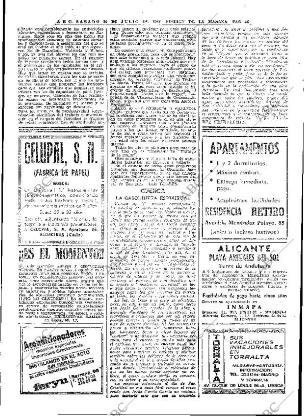 ABC MADRID 20-07-1968 página 56
