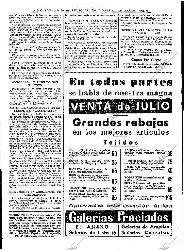 ABC MADRID 20-07-1968 página 61