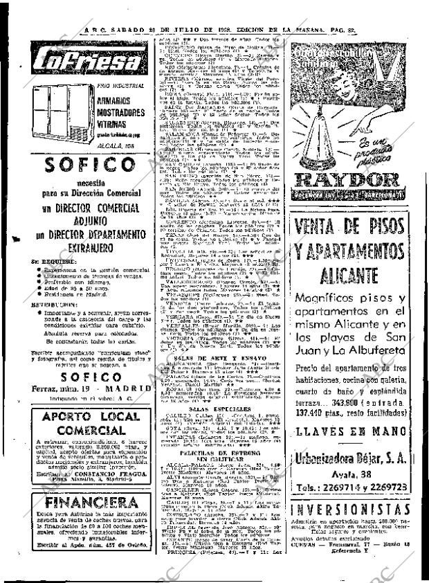 ABC MADRID 20-07-1968 página 82