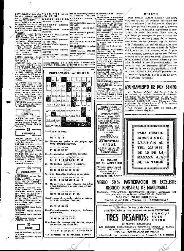 ABC MADRID 20-07-1968 página 92