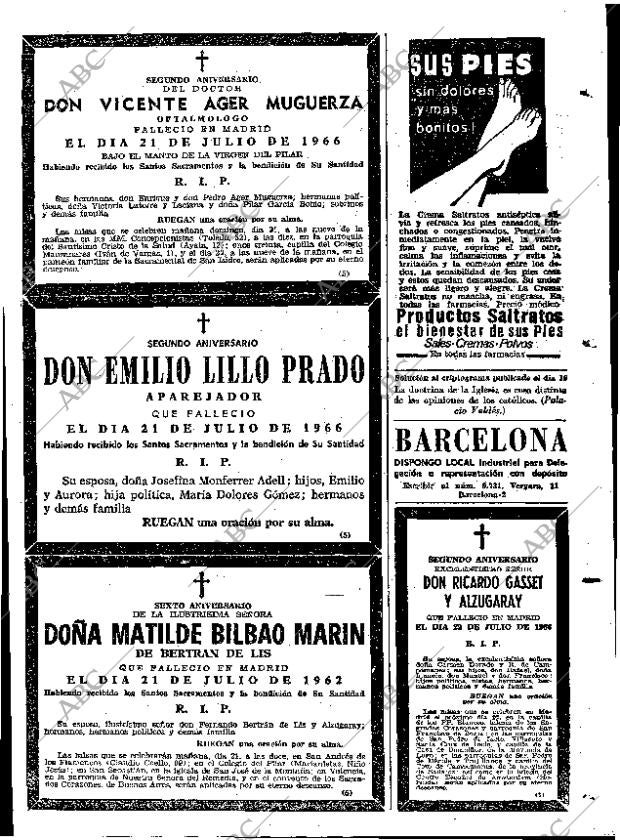 ABC MADRID 20-07-1968 página 93