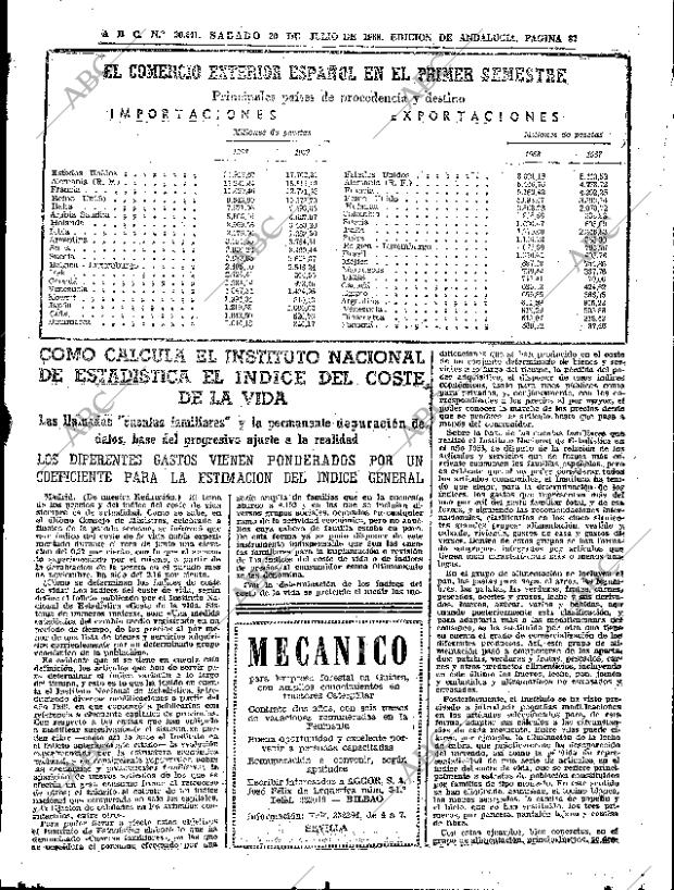 ABC SEVILLA 20-07-1968 página 87