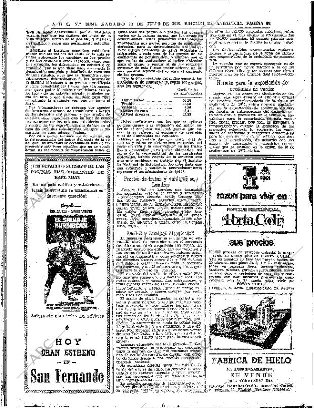 ABC SEVILLA 20-07-1968 página 88