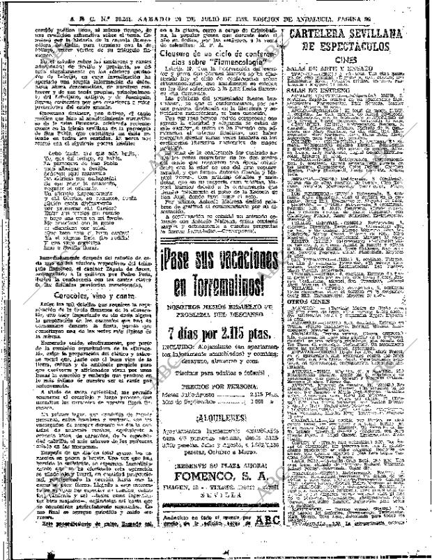 ABC SEVILLA 20-07-1968 página 96