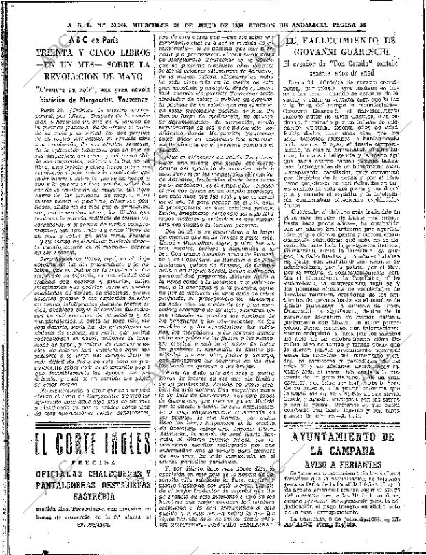 ABC SEVILLA 24-07-1968 página 28