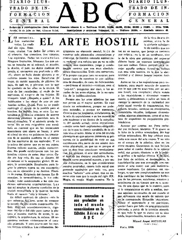 ABC SEVILLA 24-07-1968 página 3