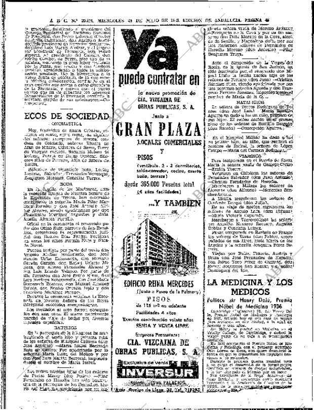 ABC SEVILLA 24-07-1968 página 42