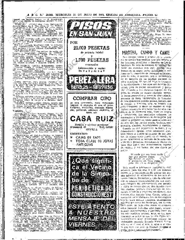 ABC SEVILLA 24-07-1968 página 50