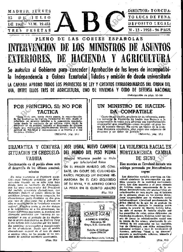 ABC MADRID 25-07-1968 página 31