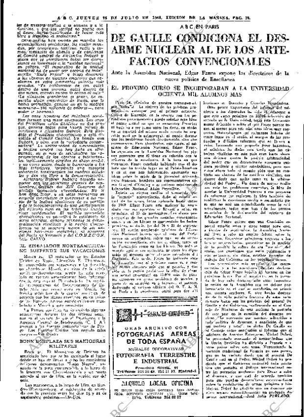 ABC MADRID 25-07-1968 página 38