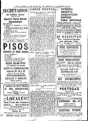 ABC MADRID 25-07-1968 página 64