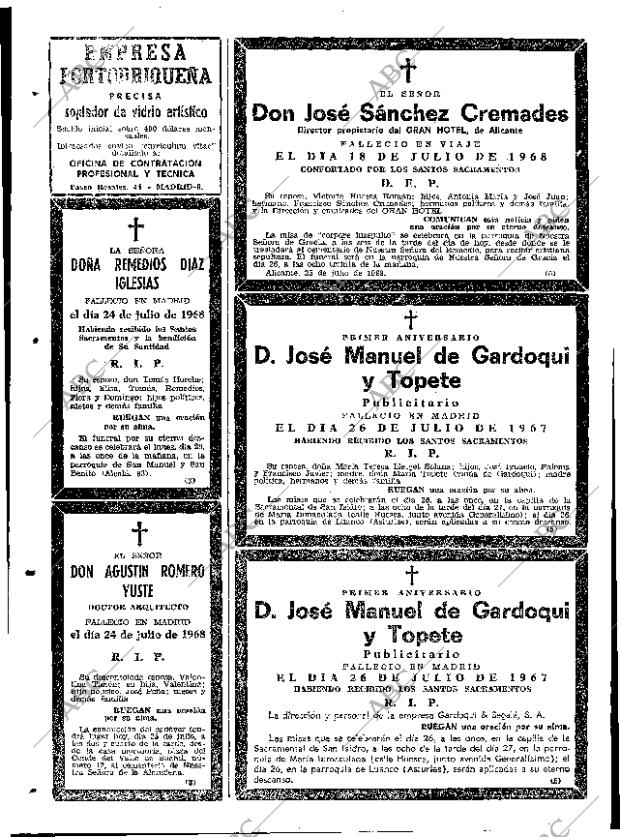 ABC MADRID 25-07-1968 página 94