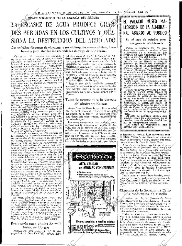 ABC MADRID 26-07-1968 página 45