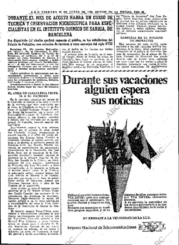 ABC MADRID 26-07-1968 página 49