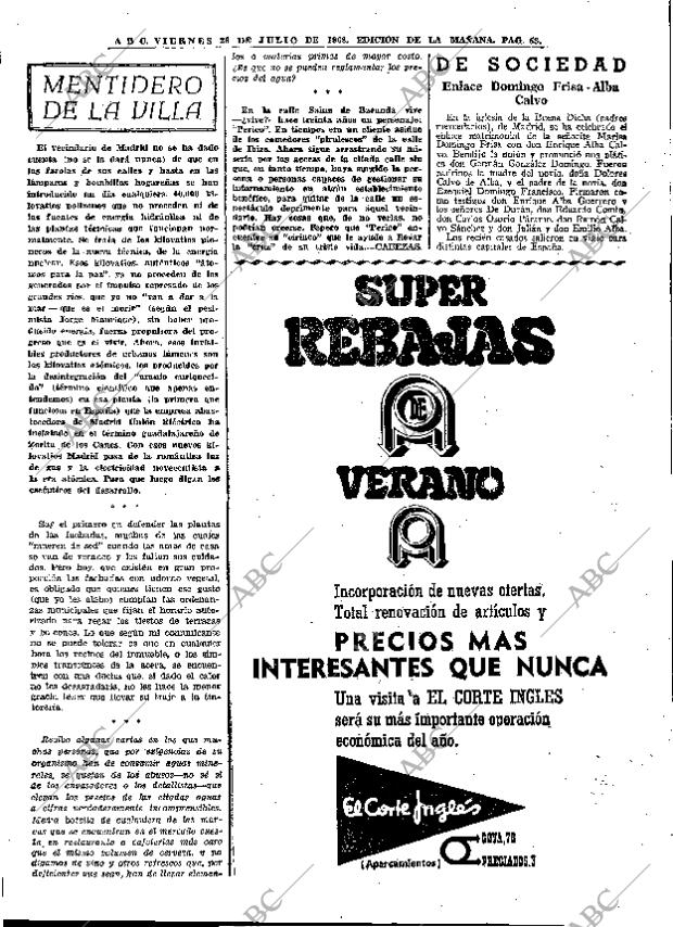 ABC MADRID 26-07-1968 página 53