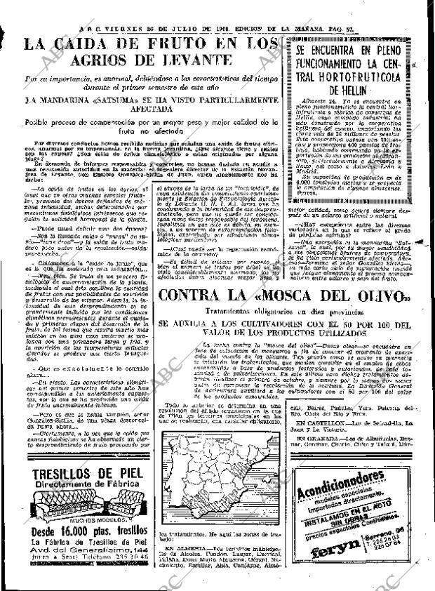 ABC MADRID 26-07-1968 página 57