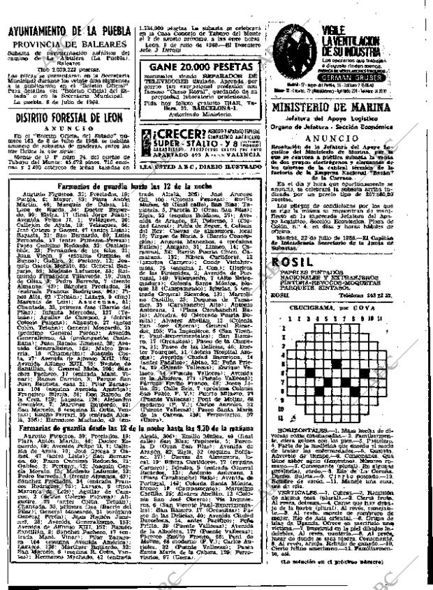 ABC MADRID 26-07-1968 página 83