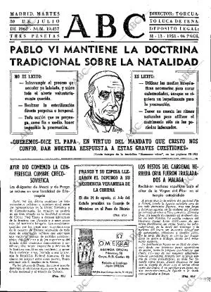 ABC MADRID 30-07-1968 página 23