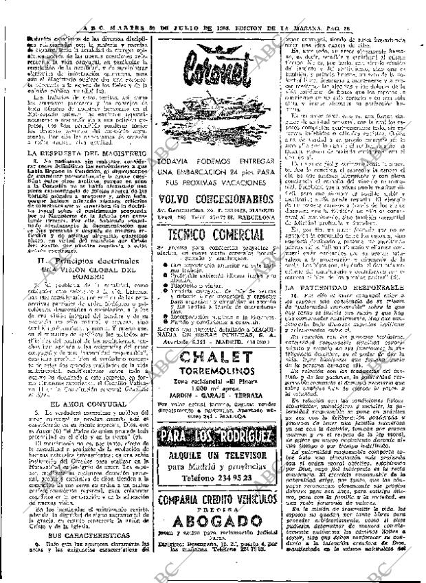 ABC MADRID 30-07-1968 página 26