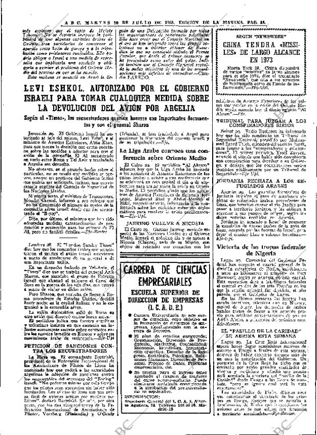 ABC MADRID 30-07-1968 página 38