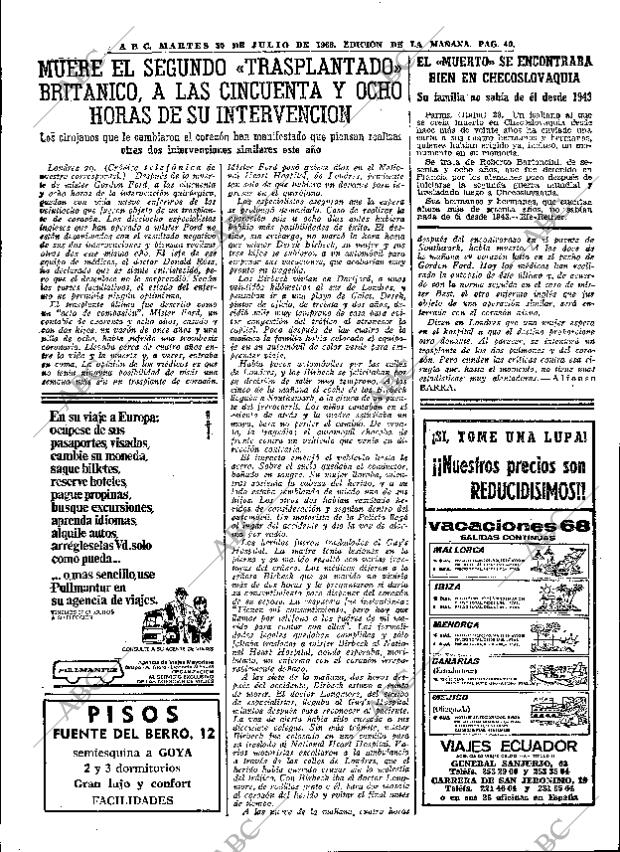 ABC MADRID 30-07-1968 página 40