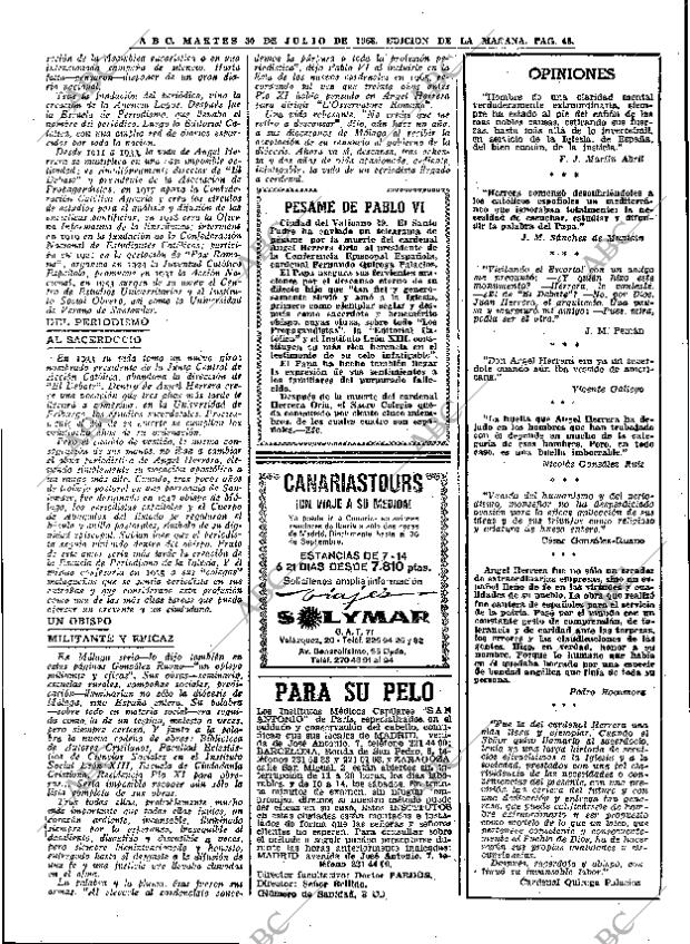 ABC MADRID 30-07-1968 página 45