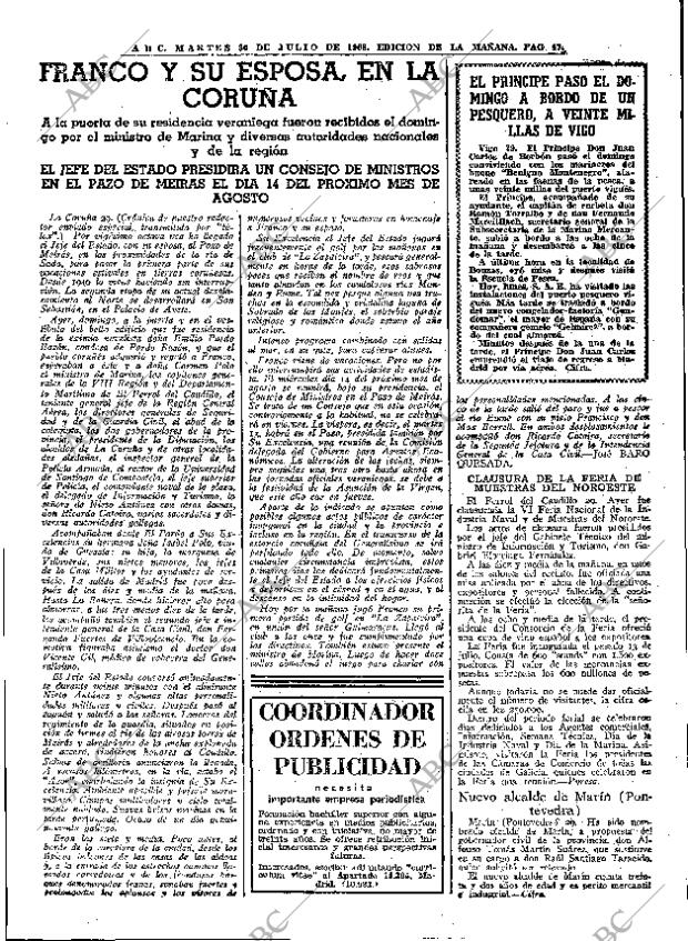 ABC MADRID 30-07-1968 página 47
