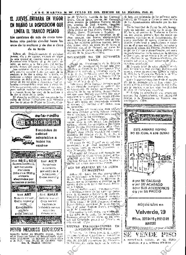 ABC MADRID 30-07-1968 página 50