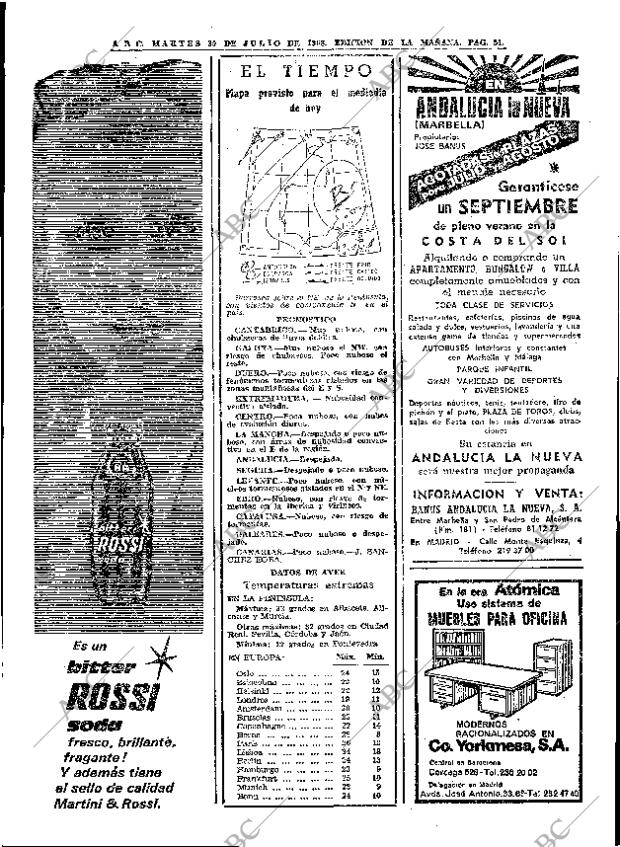 ABC MADRID 30-07-1968 página 54