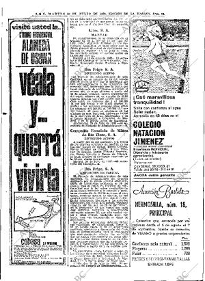 ABC MADRID 30-07-1968 página 62