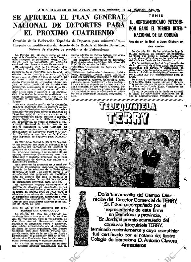 ABC MADRID 30-07-1968 página 69