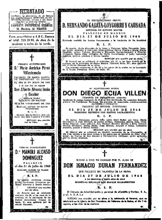 ABC MADRID 30-07-1968 página 91