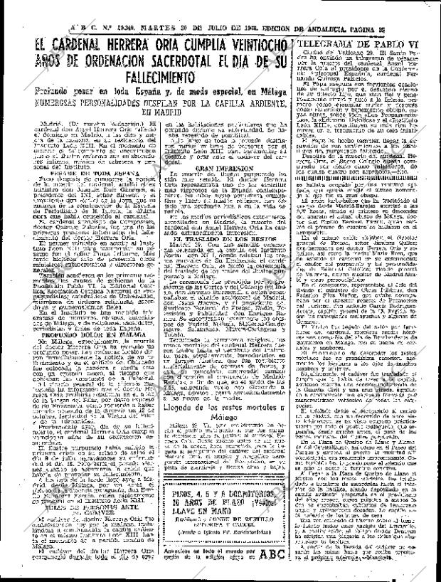 ABC SEVILLA 30-07-1968 página 25