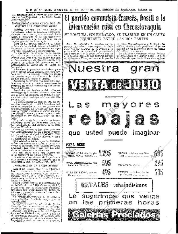 ABC SEVILLA 30-07-1968 página 31