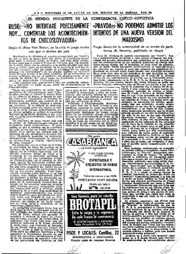 ABC MADRID 31-07-1968 página 25