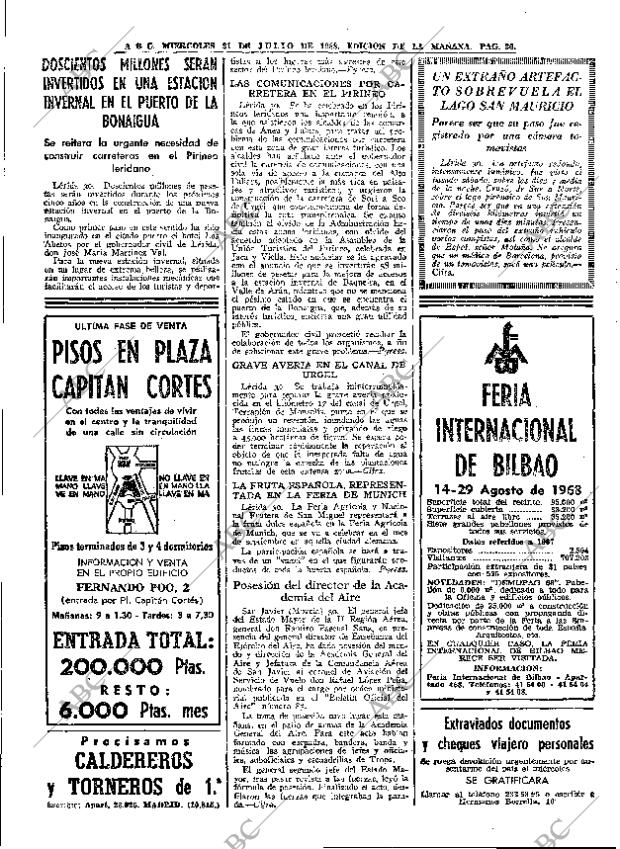 ABC MADRID 31-07-1968 página 36