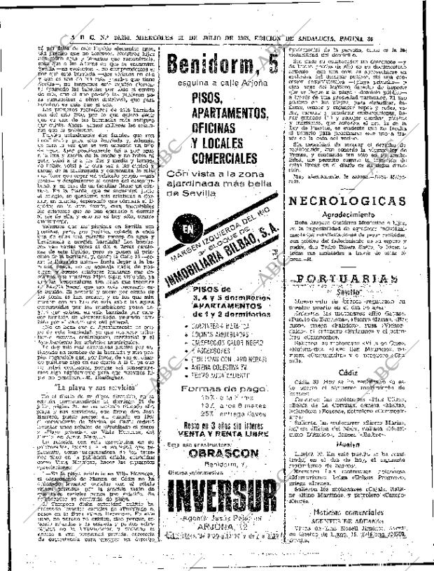 ABC SEVILLA 31-07-1968 página 36