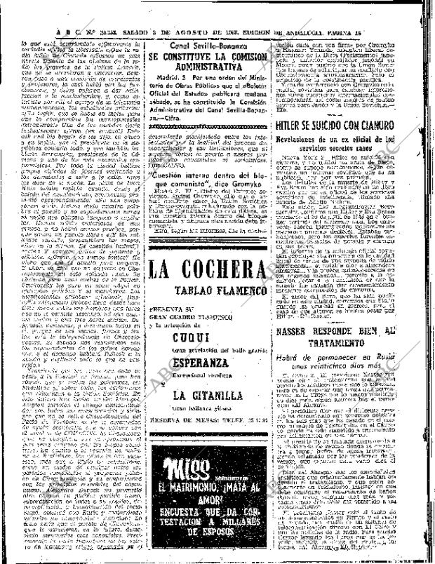 ABC SEVILLA 03-08-1968 página 16