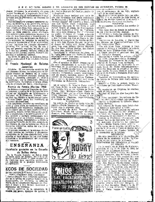 ABC SEVILLA 03-08-1968 página 24