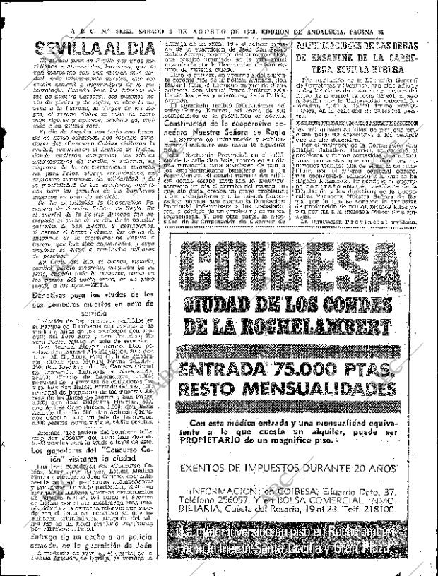 ABC SEVILLA 03-08-1968 página 31