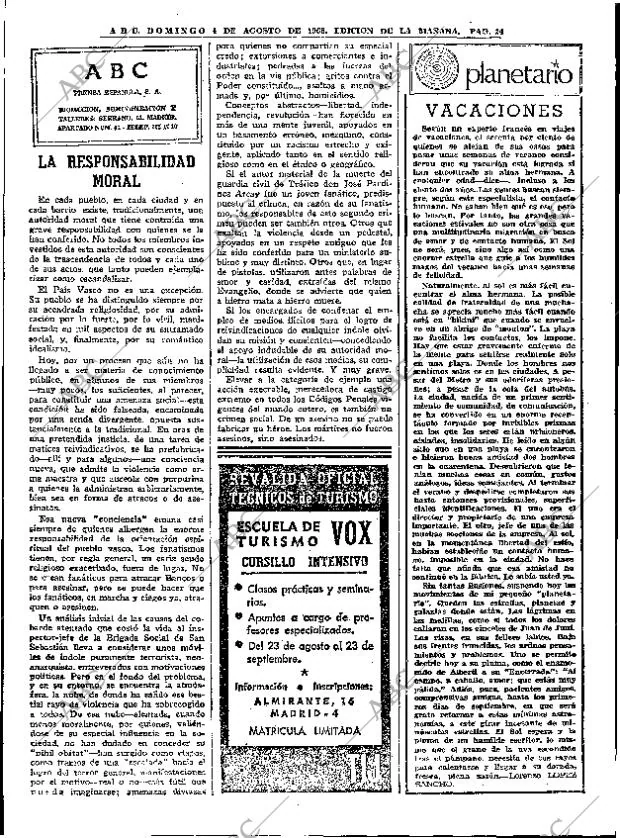 ABC MADRID 04-08-1968 página 24