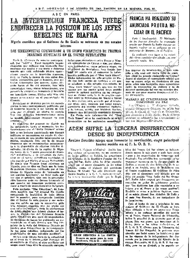 ABC MADRID 04-08-1968 página 27